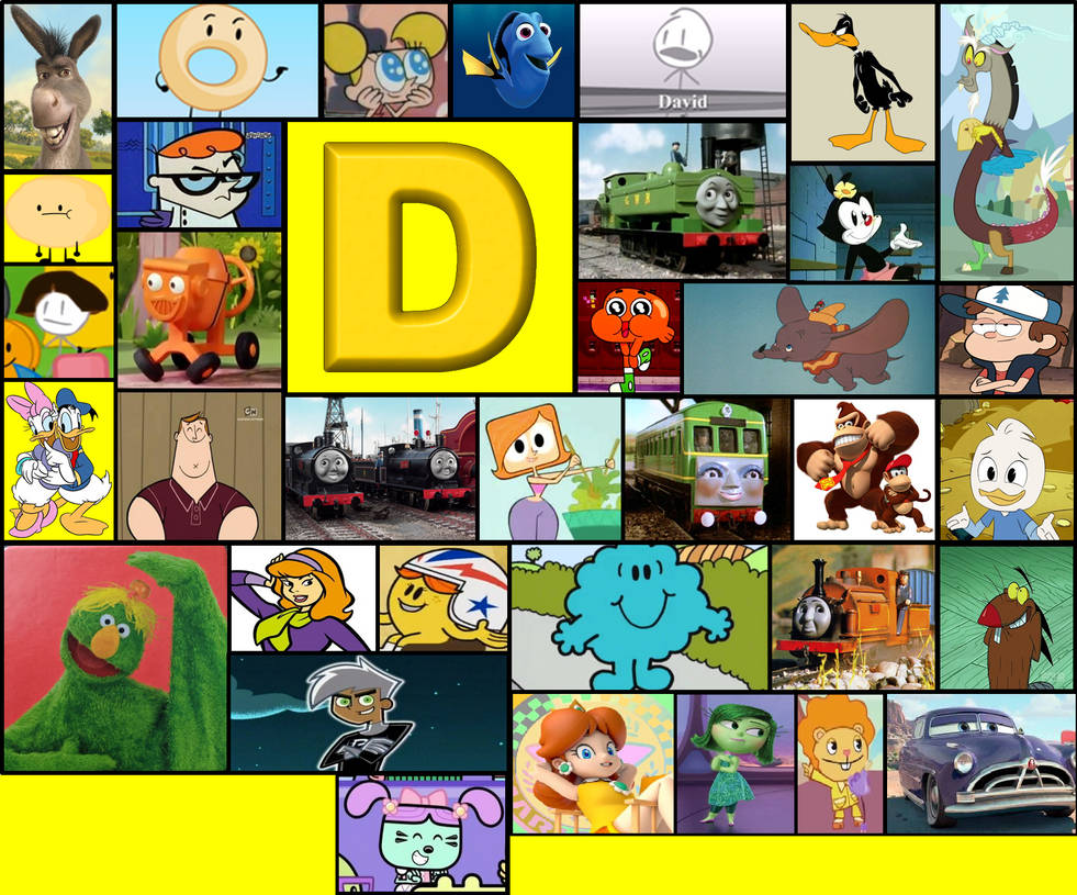 Character Alphabet -D by adrianmacha20005 on DeviantArt