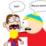 Eric Cartman Strangles SML Mario Puppet