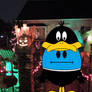 Mr. Bump as Daffy Duck [Halloween]