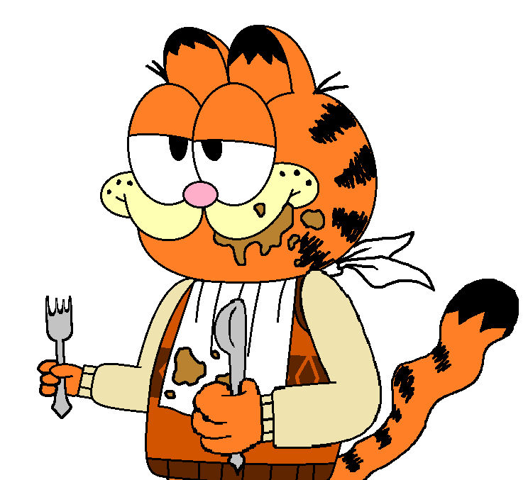 Overstuffed Garfield by adrianmacha20005 on DeviantArt