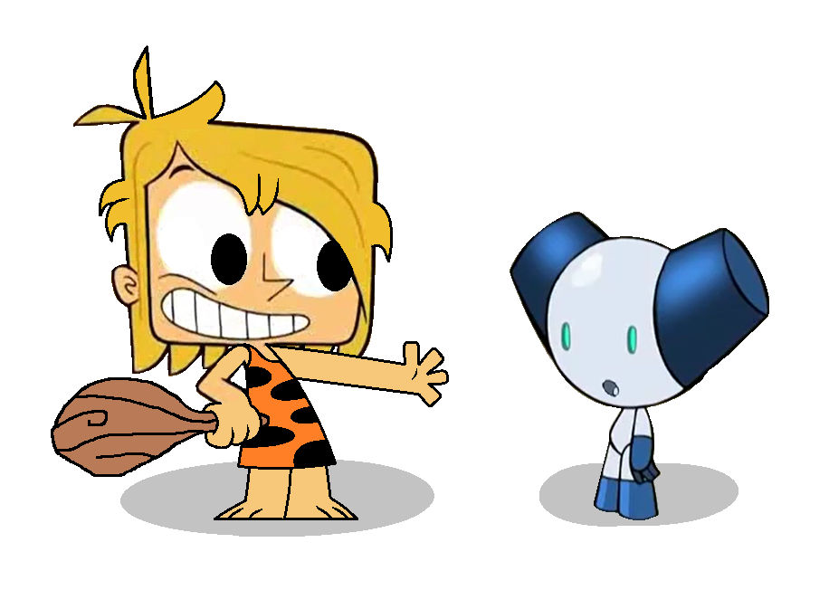 Robotboy with Caveman Tommy by adrianmacha20005 on DeviantArt