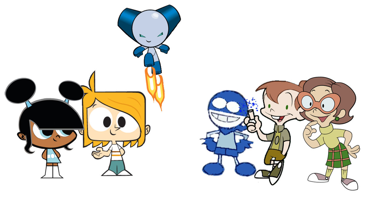 Robotboy and Tommy with School Lola by adrianmacha20005 on DeviantArt