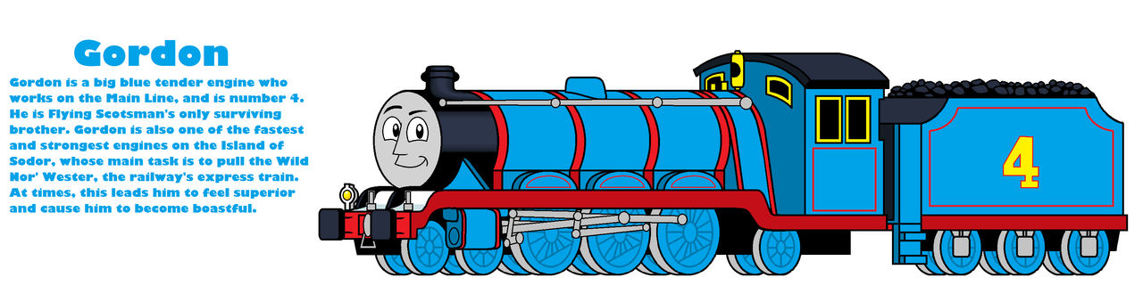 The New Thomas And Friends: Gordon by adrianmacha20005 on DeviantArt