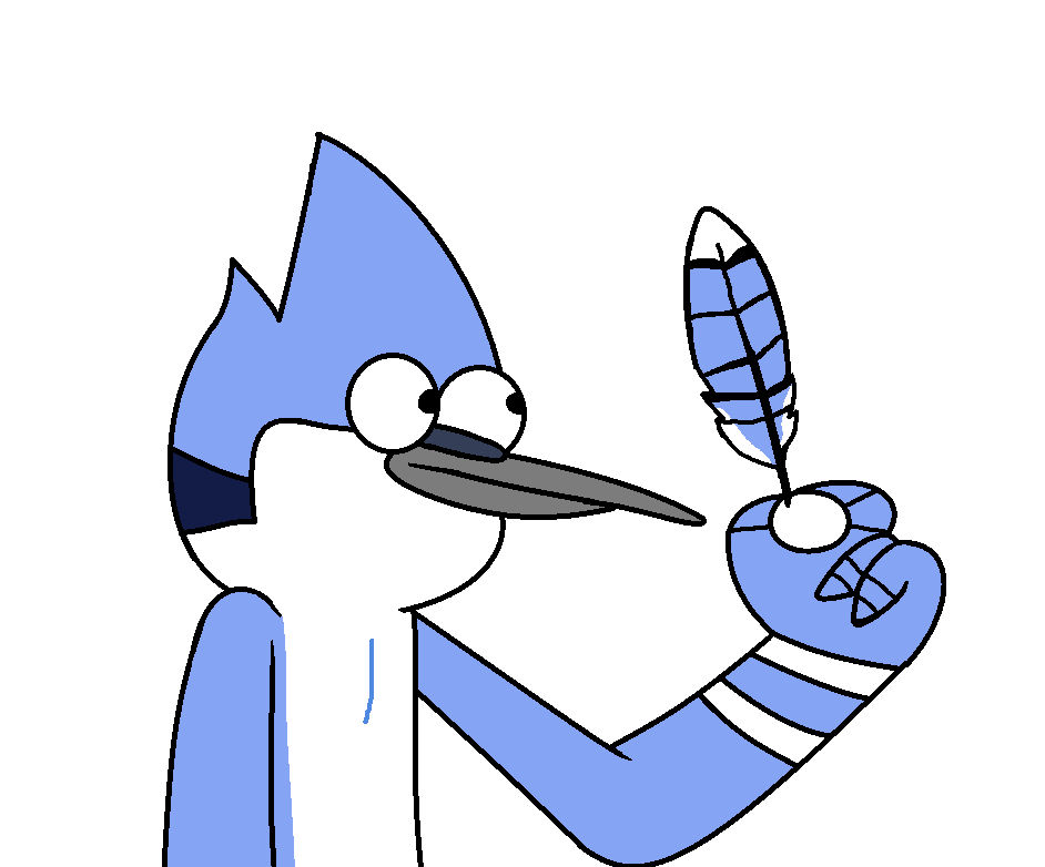 Mordecai's Feather by adrianmacha20005 on DeviantArt