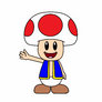 Toad waving animation