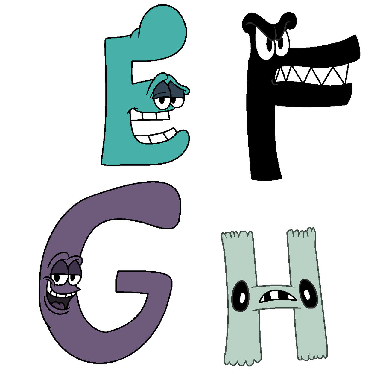 Alphabet Lore L in SpongeBob style by BluShneki522 on DeviantArt
