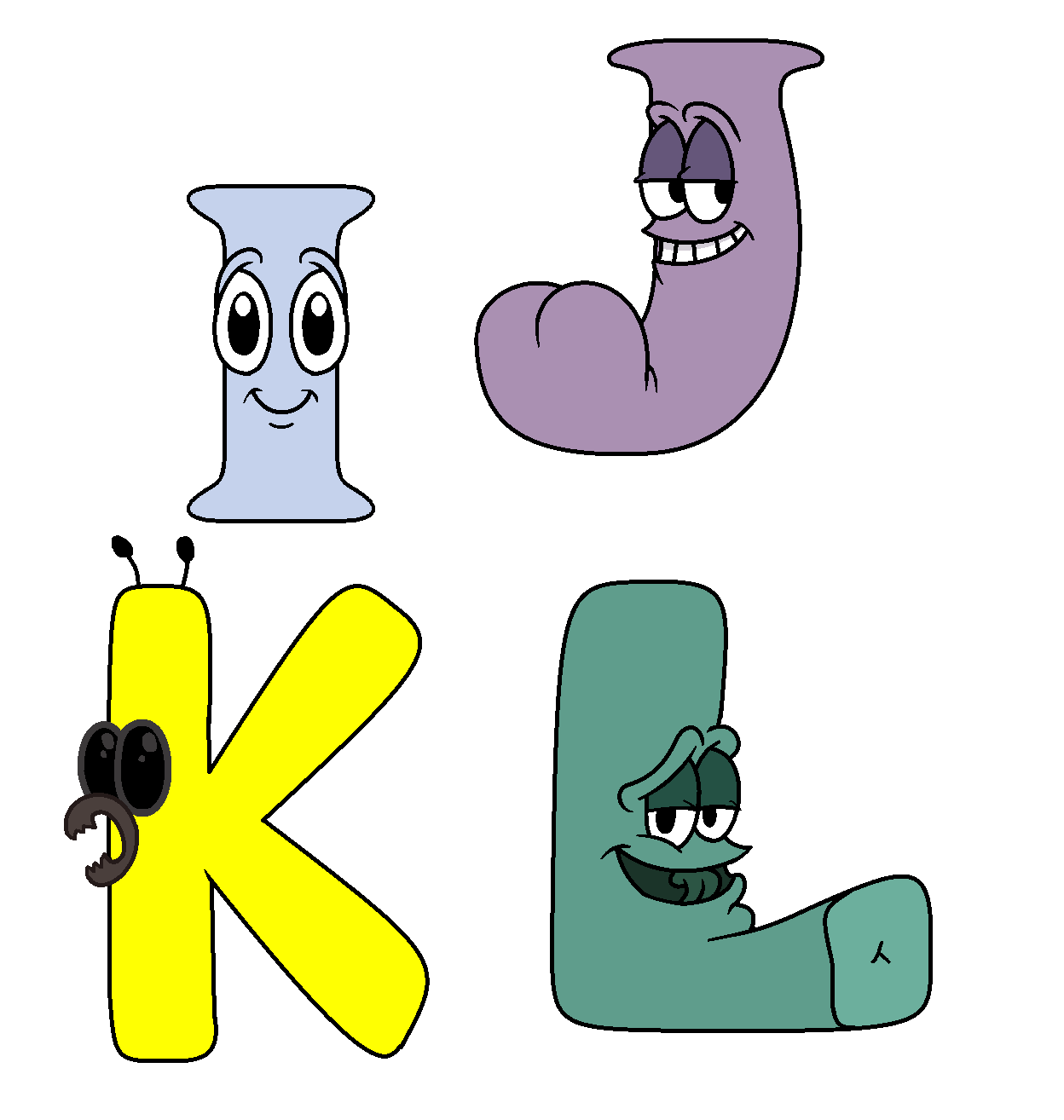 Drawing Alphabet Lore Part 3 by BlueberryCamille on DeviantArt