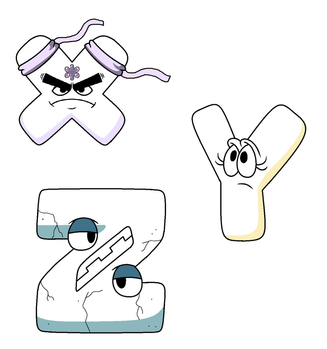 Alphabet Lore X in SpongeBob style by BluShneki522 on DeviantArt