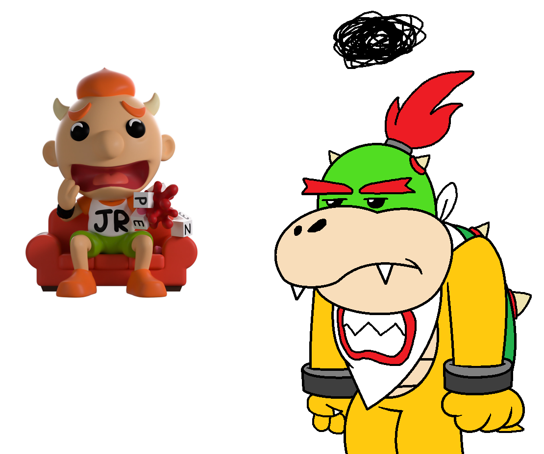 Bowser Jr reacts that Fake YouTooz himself