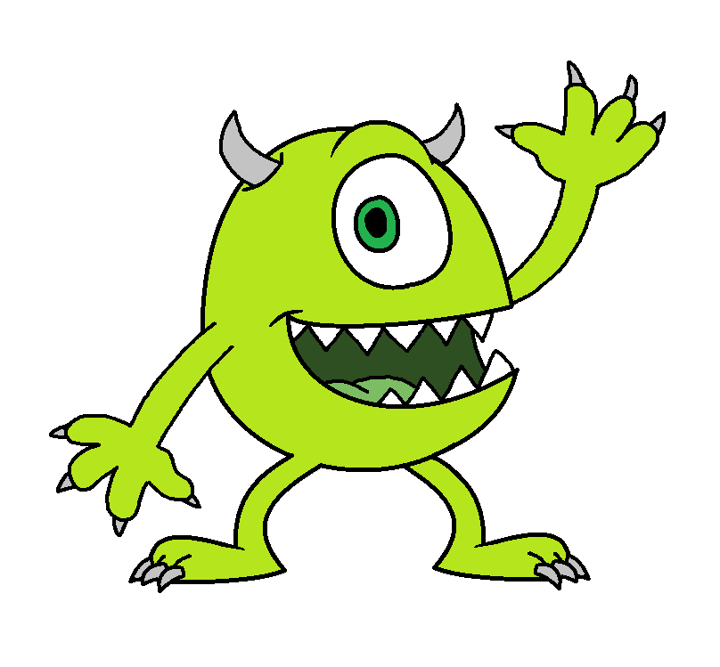 Mike Wazowski in Jean-Yves Raimbaud Style