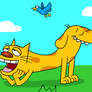 Springtime CatDog