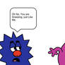 Mr. Sneeze sees Mr. Stubborn Sneeze