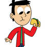 Gonzalo eats Taco