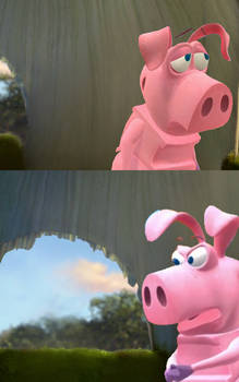 Pig yells at Who