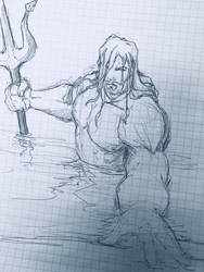 AQUAMAN SKETCH