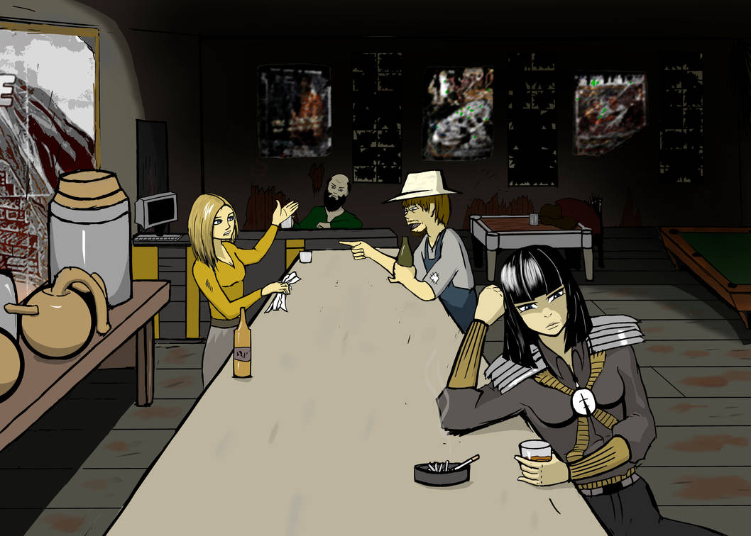 Fallout Rations Bar One night in classic Fallout bar by bo9H on DeviantArt