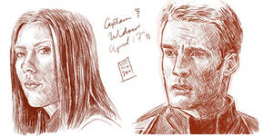 Winter Soldier Sketches