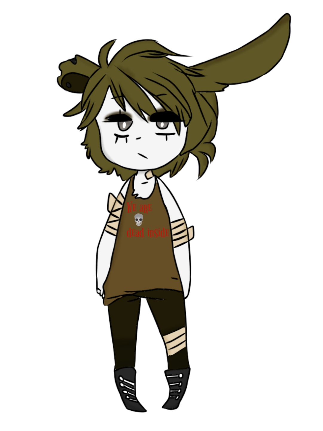 Springtrap Human Stylized Springtrap (human version) by StarlightBunny123 on DeviantArt