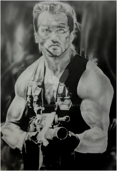 ARNOLD SCHWARZENEGGER AS DUTCH IN PREDATOR