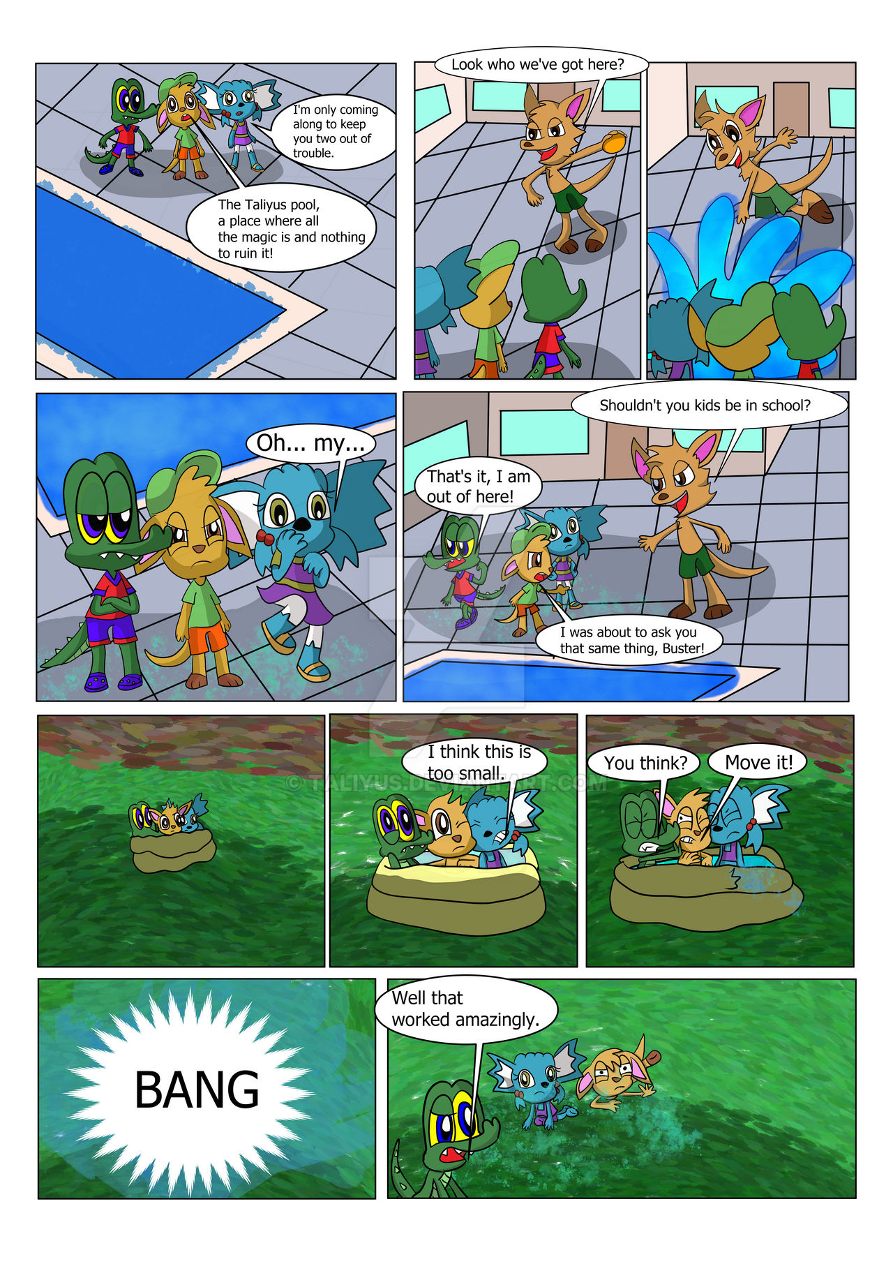 Comic: The Hot Springs -P3 by Taliyus on DeviantArt
