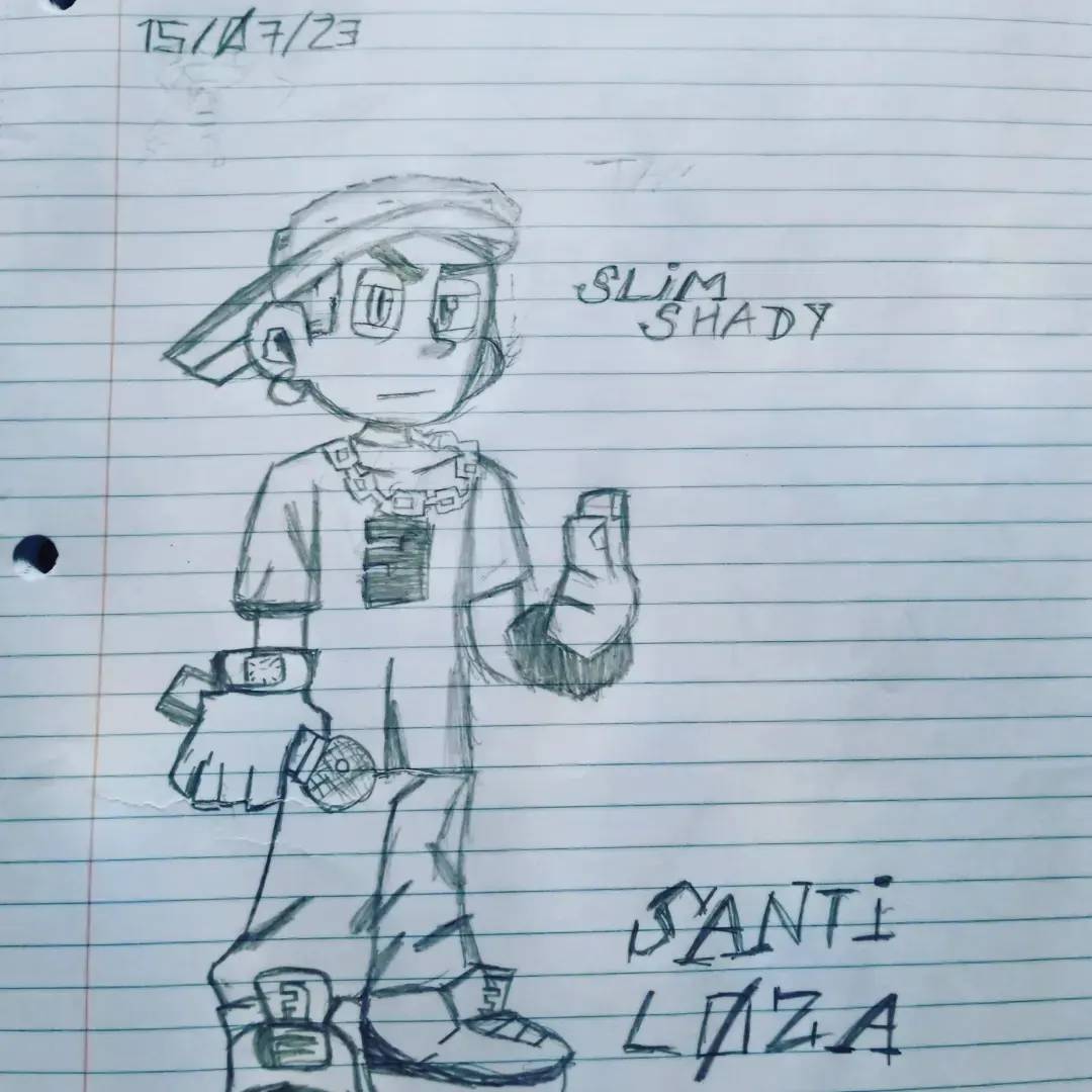 Slim Shady (Cartoon Style) (Eminem the Rapper) by SantiLozaC on DeviantArt