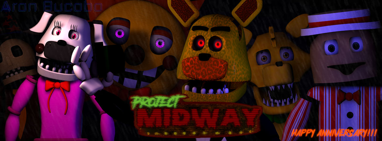 (C4D/FNaC) Happy Anniversary Project Midway!!!