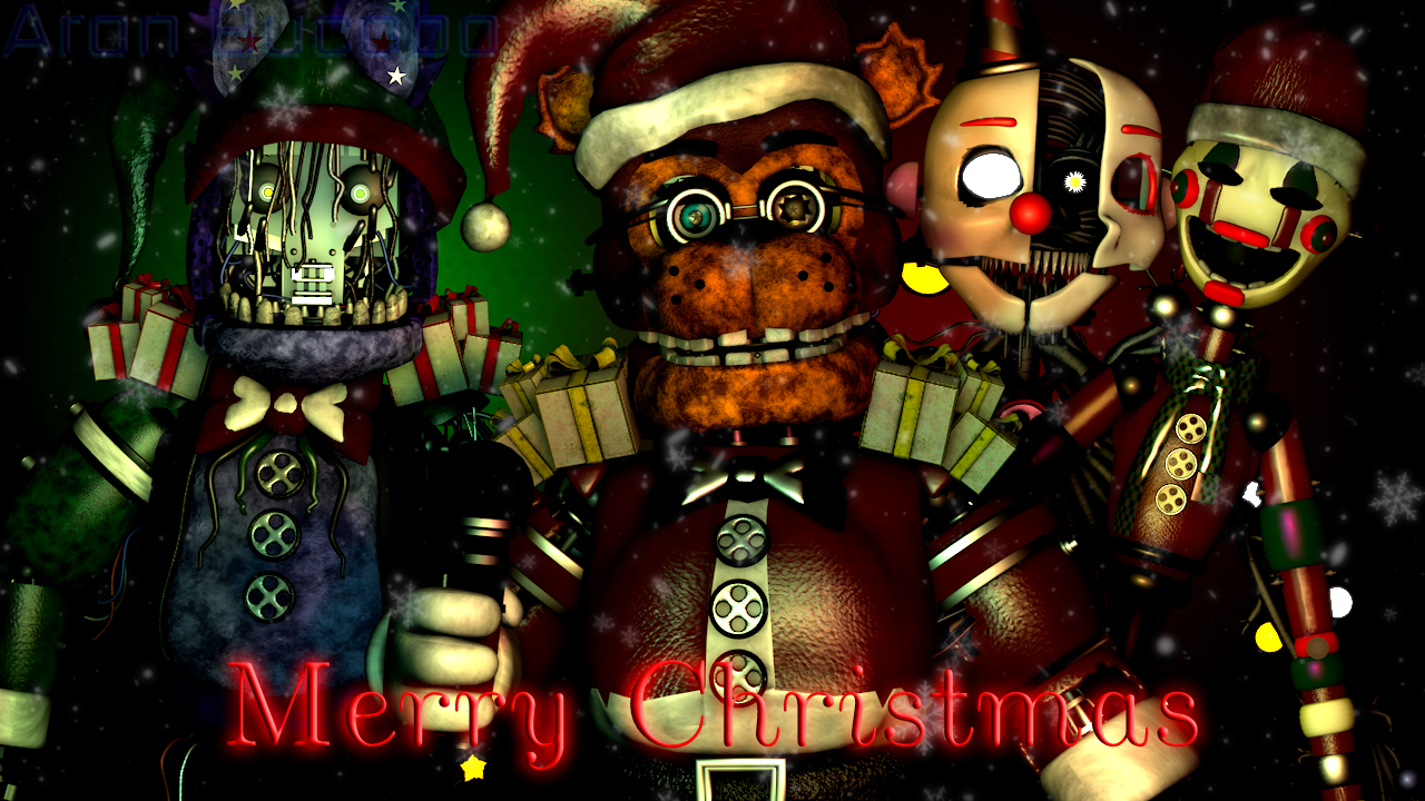 (C4D/FNaF) Merry Christmas!!! :D by AranBucobo on DeviantArt