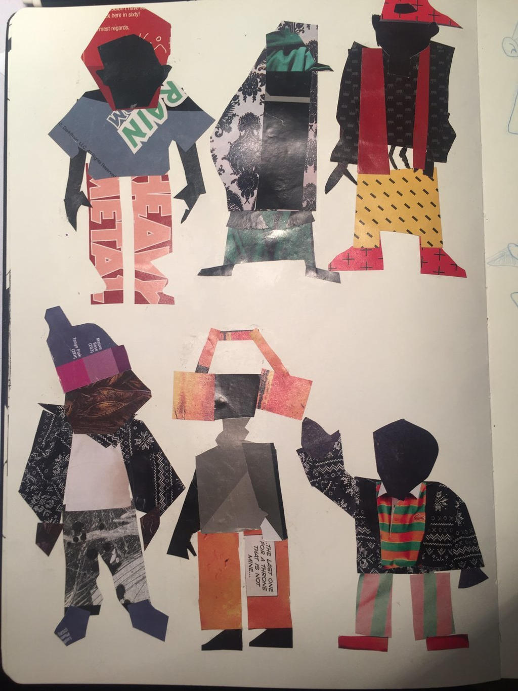Paper cutout characters by JSimmy on DeviantArt