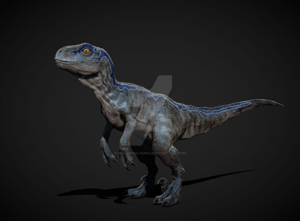 Baby Blue raptors jurassic World by Wolfhooligans on DeviantArt
