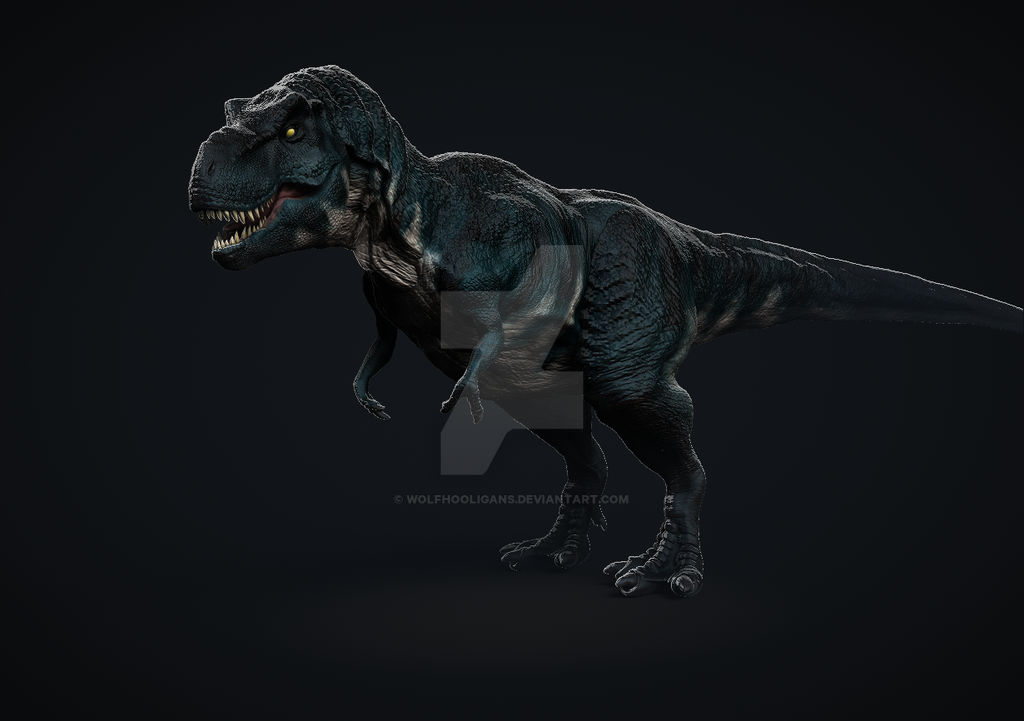 Black T-rex jurassic park by Rodrigovg3 on DeviantArt