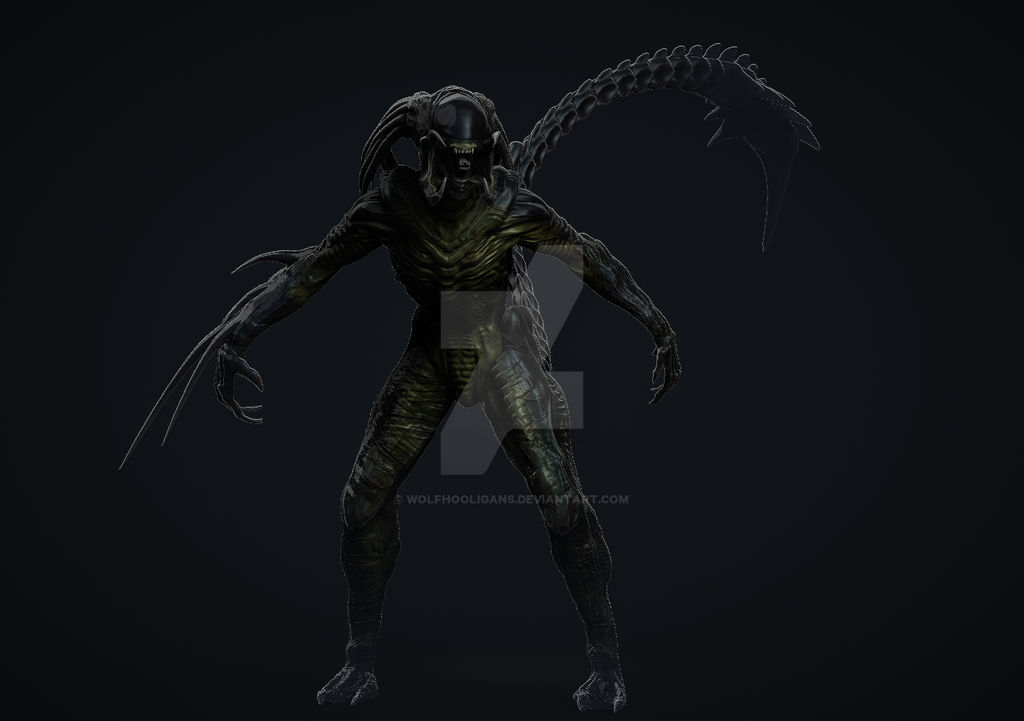 Predalien by Wolfhooligans on DeviantArt