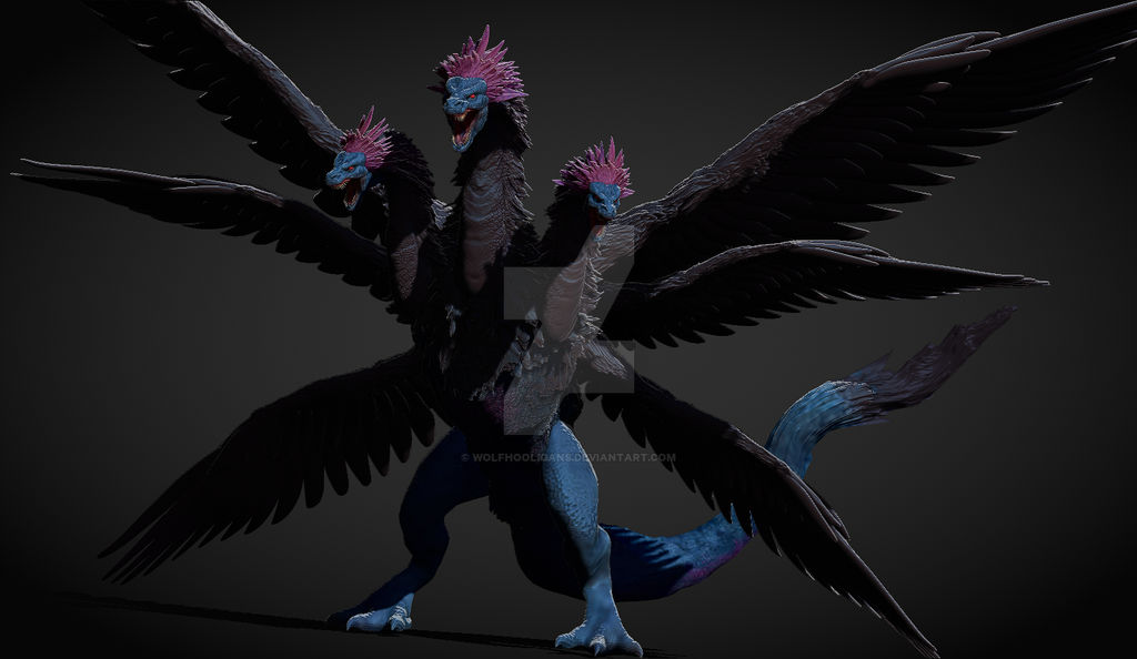 Day 16 Hydreigon by Wolfhooligans on DeviantArt