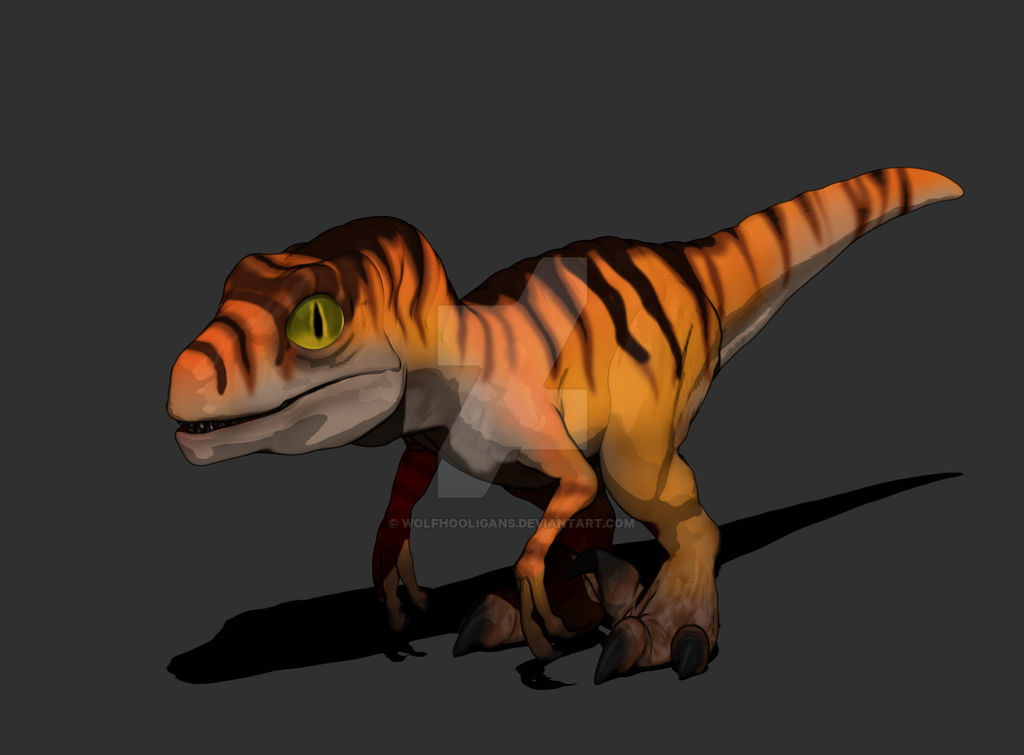 Tiger Rapta tiger raptor minisaurs by Wolfhooligans on DeviantArt