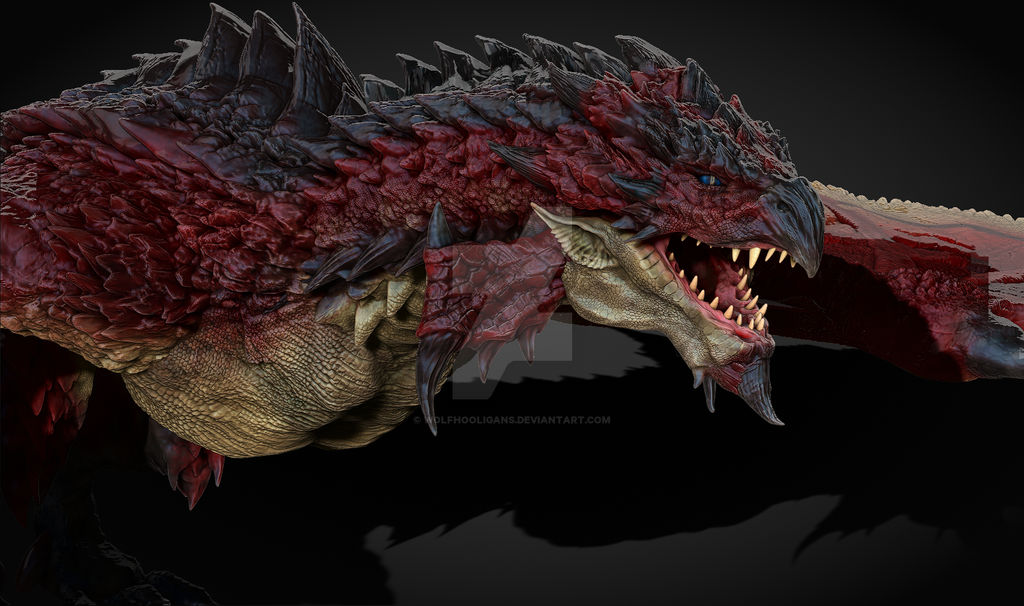 Rathalos by Wolfhooligans on DeviantArt