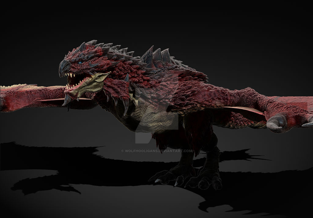 Rathalos by Wolfhooligans on DeviantArt