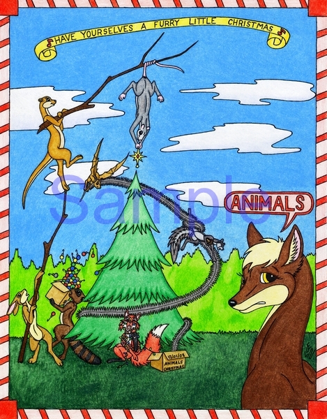 Animals Christmas by Furryhart