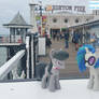 Vinyl Scratch and Octavia at Brighton Pier