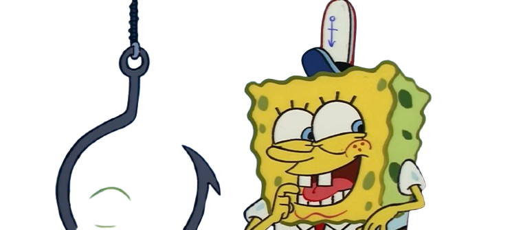 Spongebob Catching Rope Spongebob and the hook render by Mordecaiisback on DeviantArt