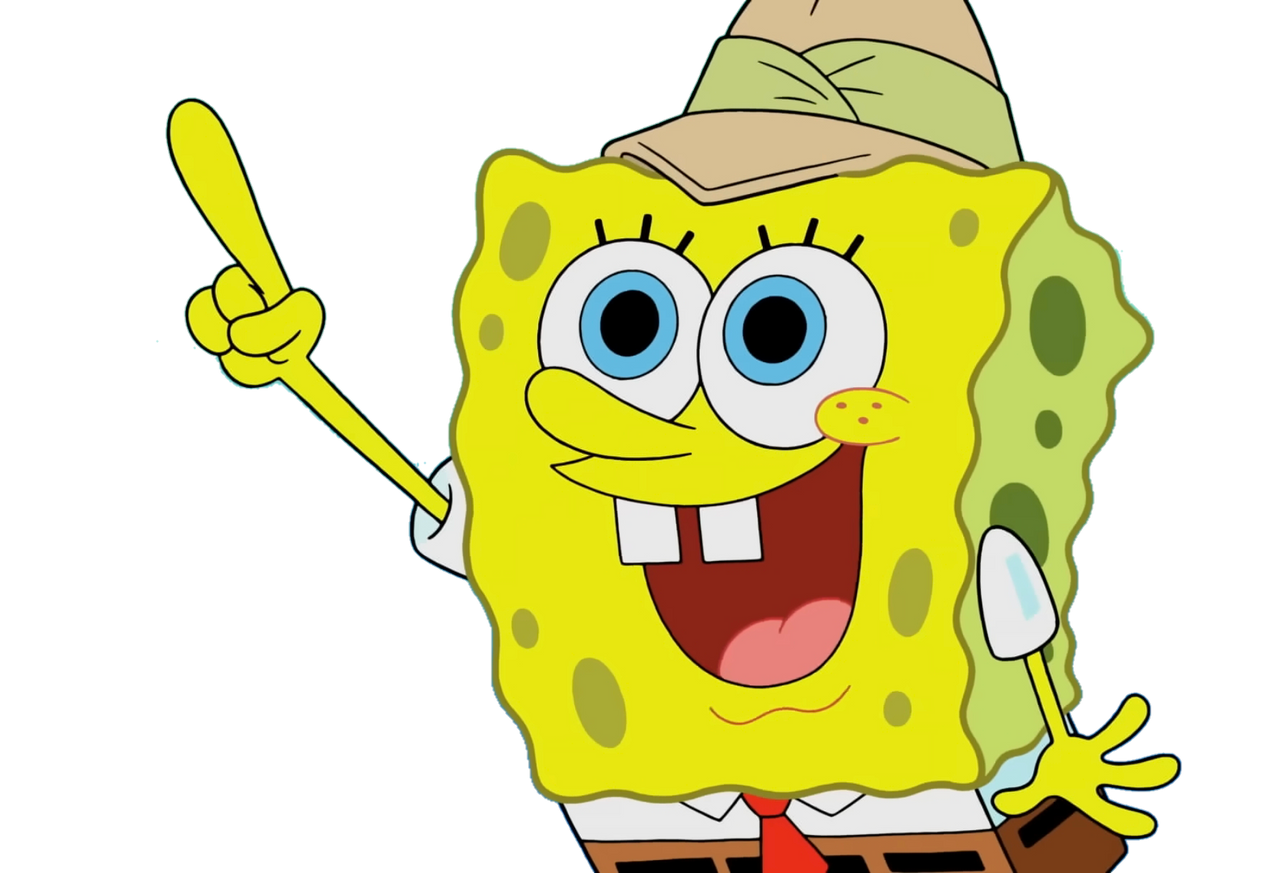 Spongebob pointing Season 9 render by Mordecaiisback on DeviantArt