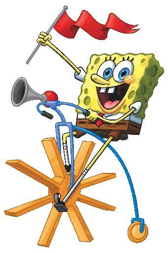 Spongebob Rode Way Spongebob ridding a Long Bike render by Mordecaiisback on DeviantArt