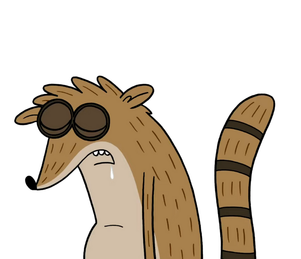 Lo Fi Rigby Rigby slepping render by Mordecaiisback on DeviantArt