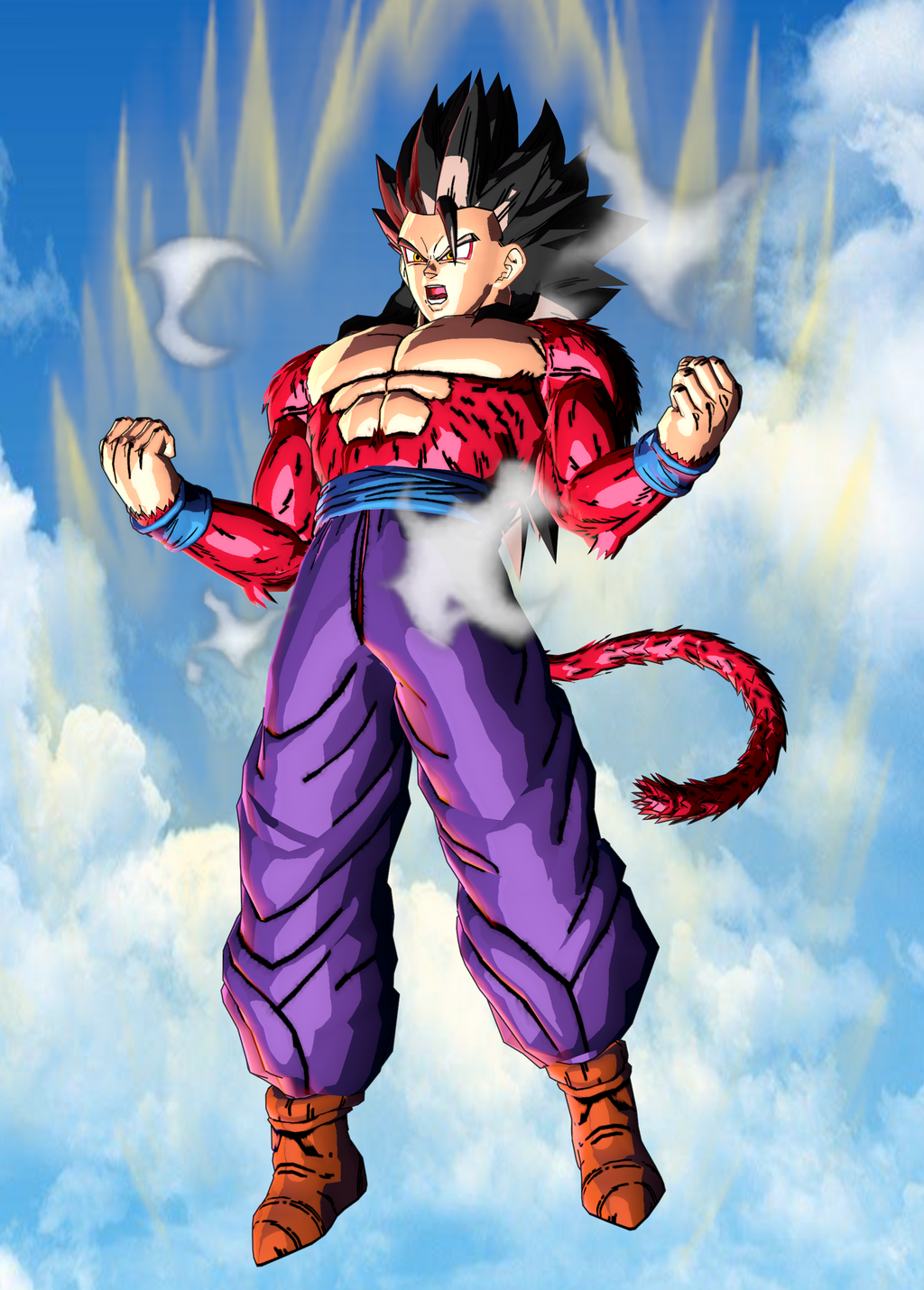 Power Up Gohan A Rising Super Saiyan 4 By Half Breed14 On Deviantart Power Up Gohan A Rising Super Saiyan 4 By Half Breed14 On Deviantart