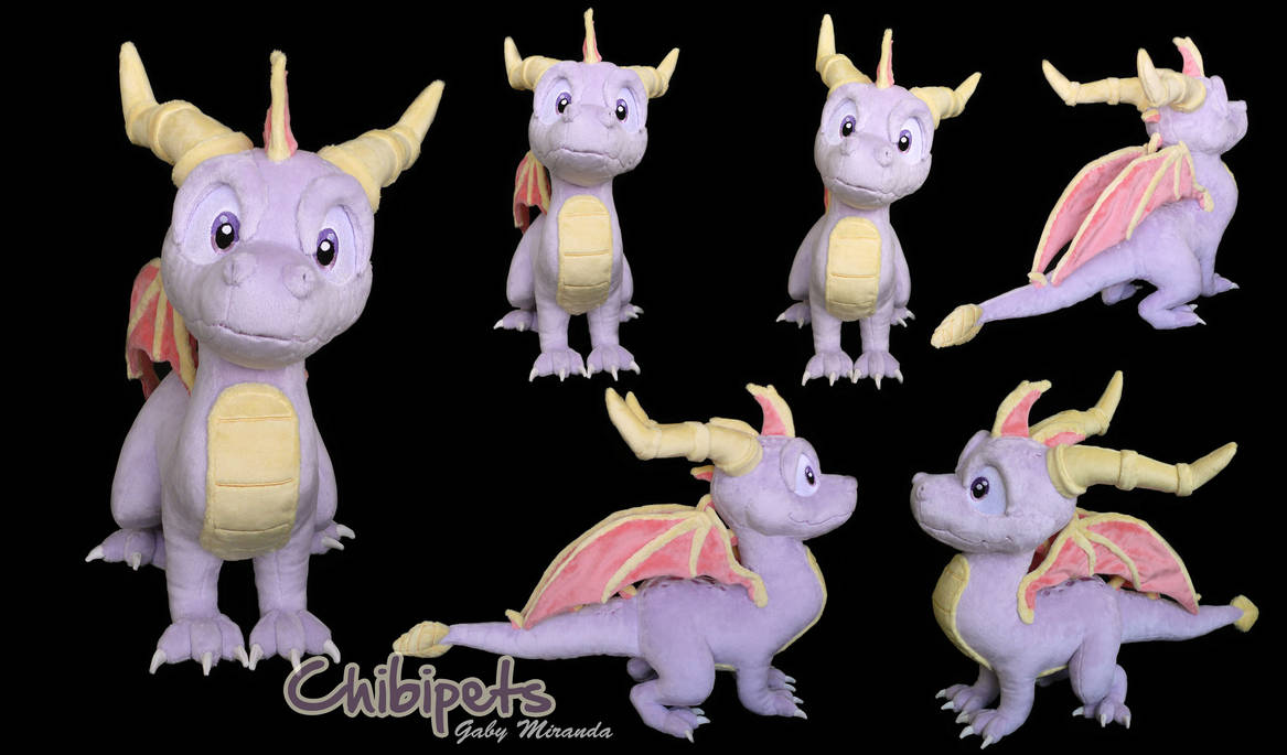 Spyro Custom Plush by Chibi-pets