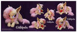 Laying Flutterbat Custom Plush by Chibi-pets