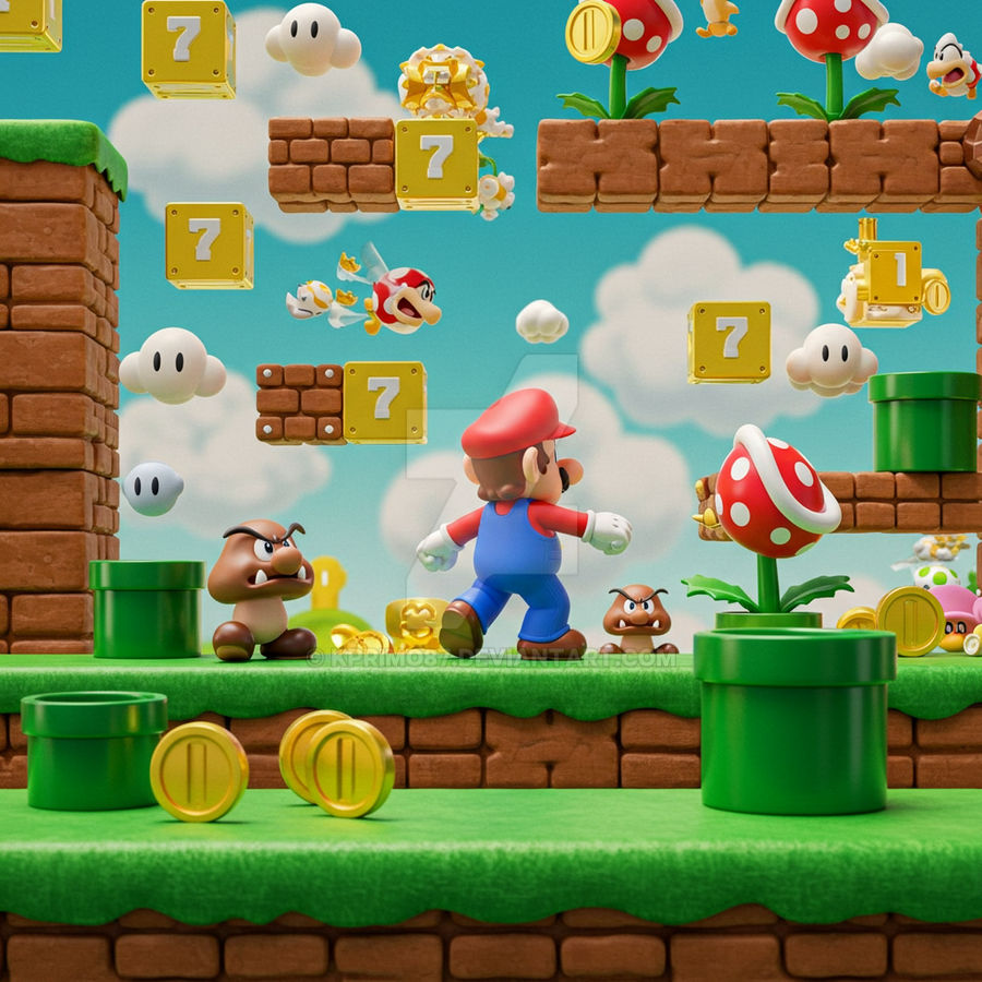 2d Mario Rig Super Mario 2D LEVEL by Kprimo87 on DeviantArt