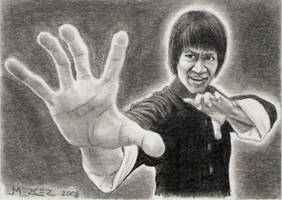 Bruce Lee sketch card