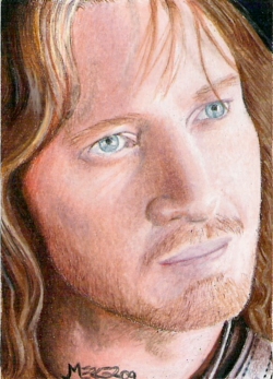 Faramir sketch card commission