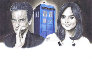 Capaldi Coleman Dr Who commission