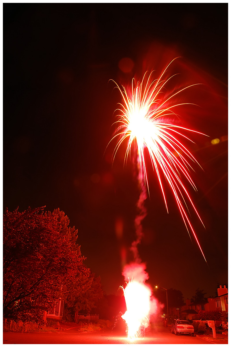 Fireworks on the 4th of July 1