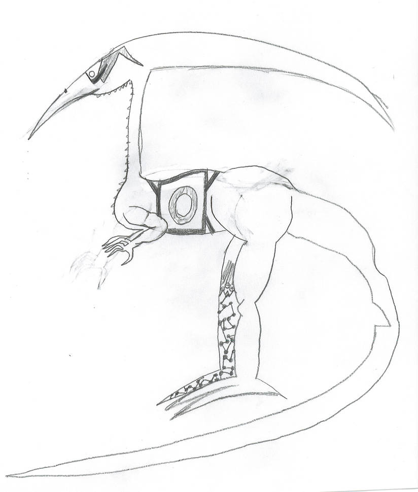 Demon Raptor Drawing Raptor by PencilWisp on DeviantArt